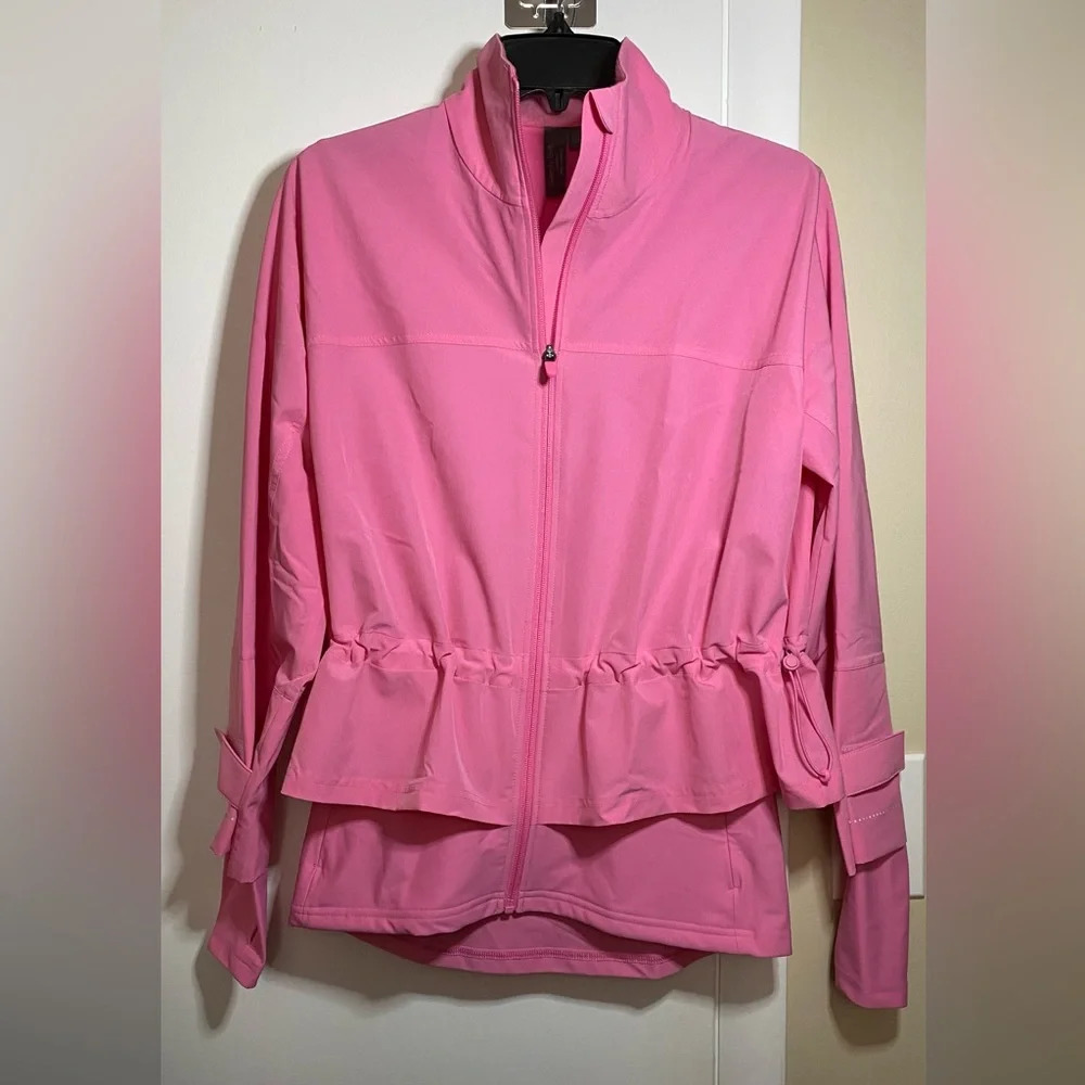 NWT Sweaty Betty Fast Lane Running Jacket Peony Pink Extra Small XS - Picture 7 of 16